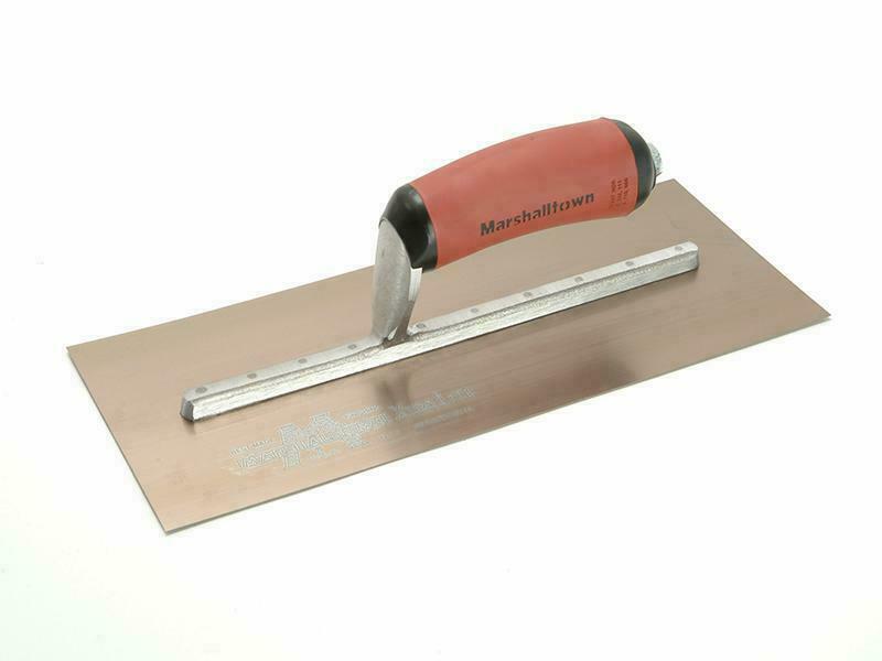 Marshalltown Mpb7Gsd Pre-Worn Permashape Finishing Gold S/S Trowel Durasoft 12 X