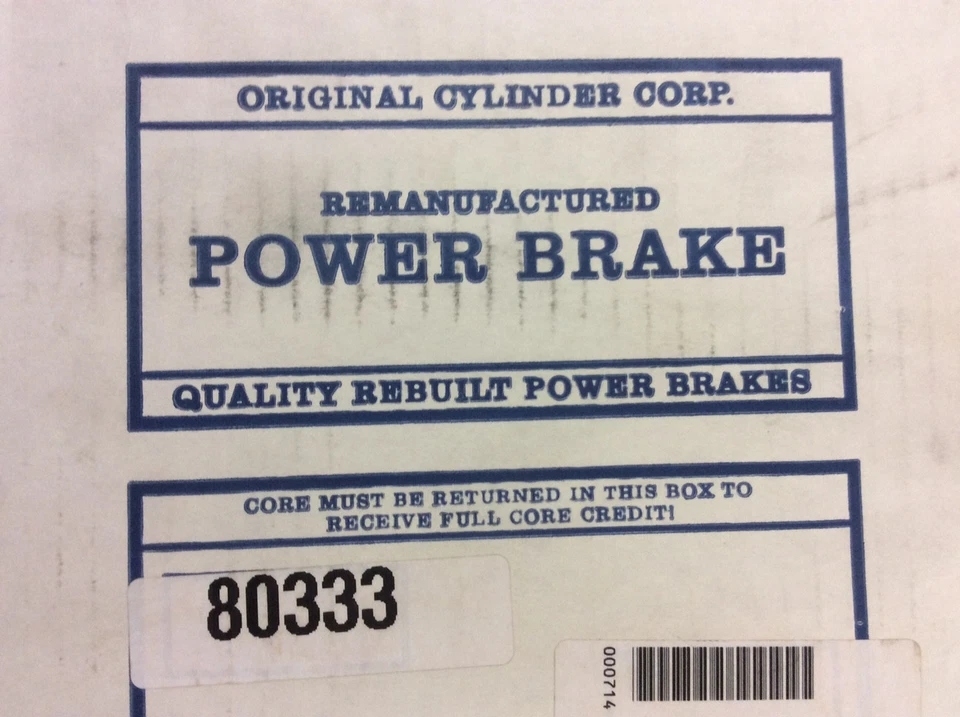 Reman Power Brake Exchange 80333 Power Brake Vaccum Booster - Image 2 of 4