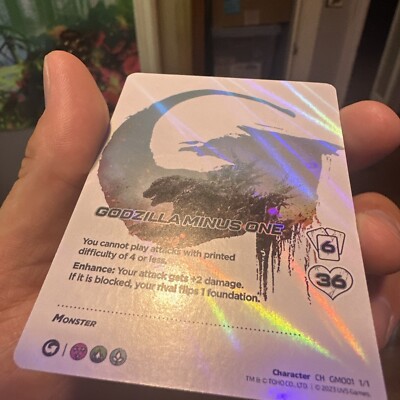 Godzilla Minus One Universus TCG Player Promo G Logo GM001 Pack