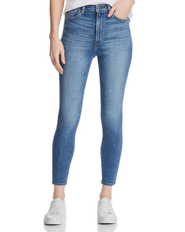 DL1961 Womens Sz 27 Chrissy Ultra High Rise Skinny Jeans in Weymouth Wash