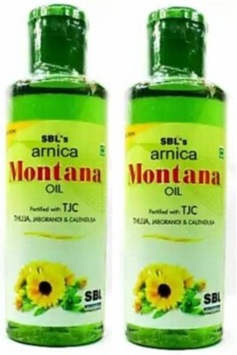SBL Montana Hair Oil [Pack of 2] [200 MLX2 ,400ML] Hair Oil (400 ml)