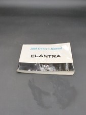 2005 Hyundai Elantra Owners Operator Manual Original Book OEM Guide