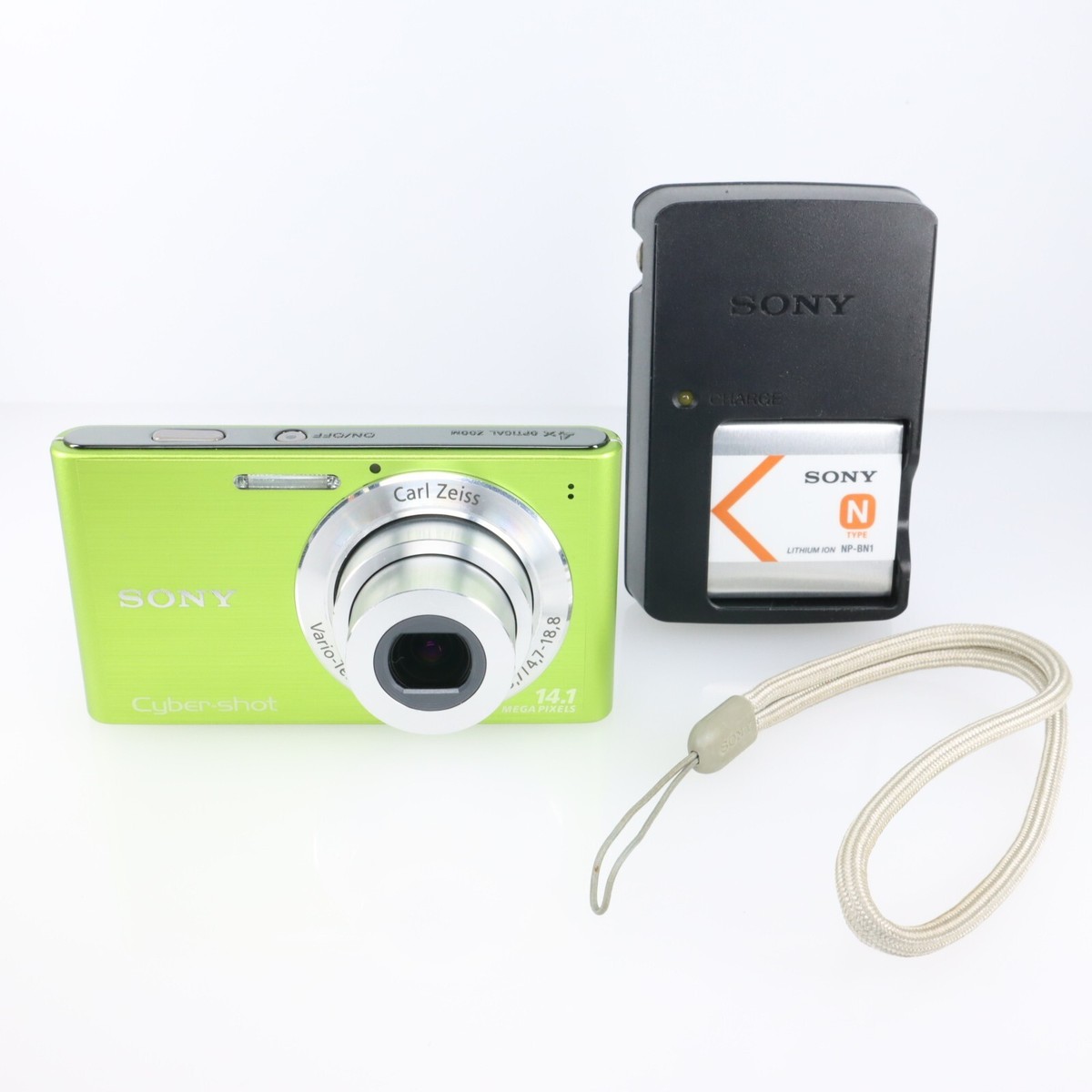 Near Mint] SONY Digital Camera Green Cyber-shot DSC-W320