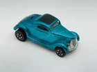 Hot Wheels Redline CLASSIC 36 FORD COUPE Aqua US WHITE Interior Very Nice !!