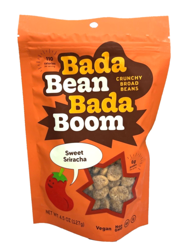 Bada Bean Bada Boom Sweet Sriracha Crunchy Broad Beans 4.5 oz - Bild 1 von 1
