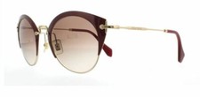 Authentic Miu Miu Sunglasses SMU53R UA5-0A6 Gold/Brown Frames 52MM ST 