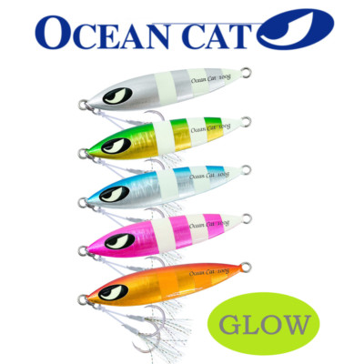 Slow Pitch Jig  Flat Fall Jigs Vertical Jigging Saltwate Fishing Lure with Hook