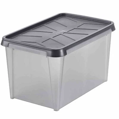 Box wasserdicht 50l grau SmartStore Dry Boxen Aufbewahrung Möbel Haushalt wohnen - Bild 1 von 4