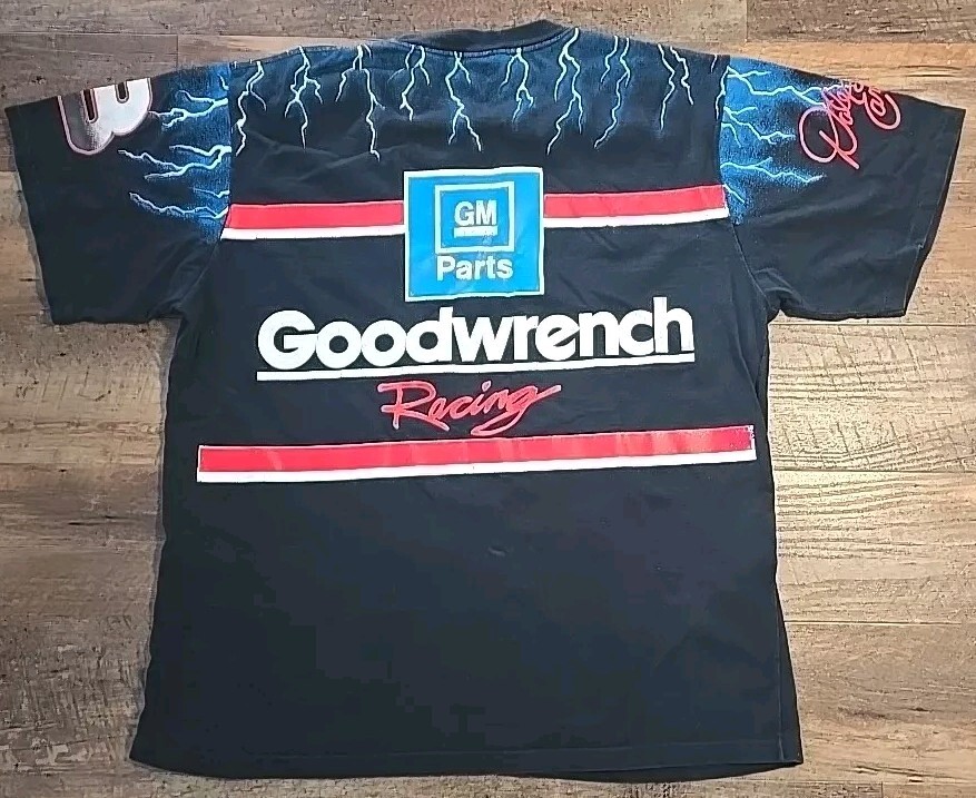 Vintage Dale Earnhardt The Black Knight All Over Print T Shirt 2XL