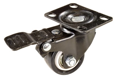 Gebremste Lenkrollen 4 Stück a'45kg Schwerlastrollen Rollen Gummi Ø40mm J W1625
