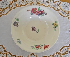 Vintage Syracuse China Old Ivory O.P.CO 6 3/8" Cereal Bowl  Flowers ~