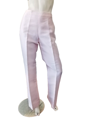 MAX MARA🌟 COTTON-Silk cigarette trousers Usa8_ It42_ De38_ Uk10_ Fr40
