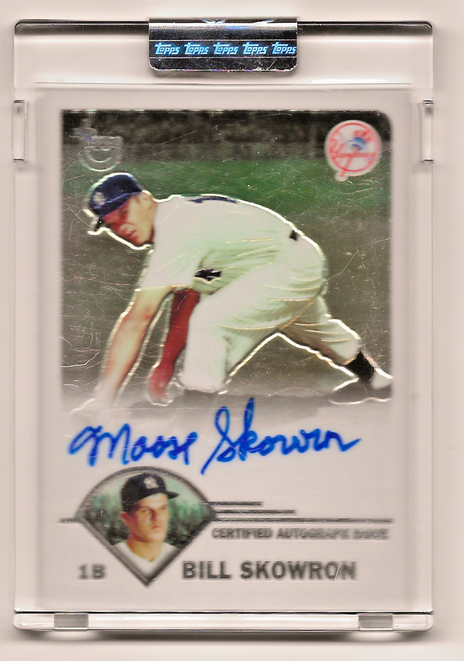 2003 Topps #TA-BS Bill (Moose) Skowron (Auto) Yankees