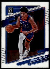 2021-22 Donruss Optic Killian Hayes Basketball Card Detroit Pistons #20