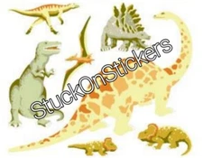 🦖 Mrs Grossman's DINOSAURS DINOS Jurassic Stickers Vintage Retired 2003