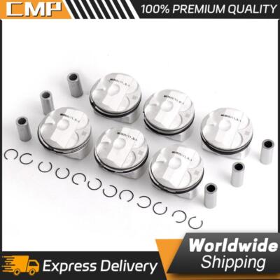 N52 2.5L Engine Pistons & Rings Set Φ82mm CR 11:1 For BMW E60 E90 E92 323i 525i