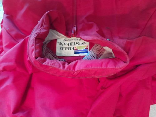 Vintage Field And Stream Activewear Windbreaker Men's Jacket Size M Red Vented - Picture 17 of 20