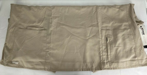 Greys Anatomy Size 5XL Professional Wear Active By Barco Scrub Top Khaki Tan New - Picture 10 of 12