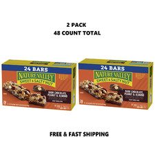 Nature Valley Chewy Granola Bars, Dark Chocolate Peanut Almond, 24 ct 2 Pack