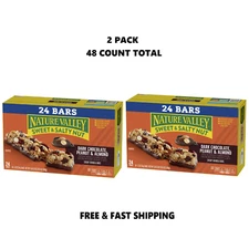 Nature Valley Chewy Granola Bars, Dark Chocolate Peanut Almond, 24 ct 2 Pack