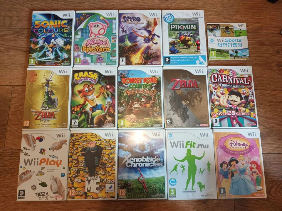 Nintendo WII Games Bundle múltiples selecciones descuentos en múltiples opciones Foto 2 de 4