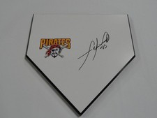 FRANCISCO LIRIANO SIGNED HOME PLATE PITTSBURGH PIRATES AUTOGRAPHED