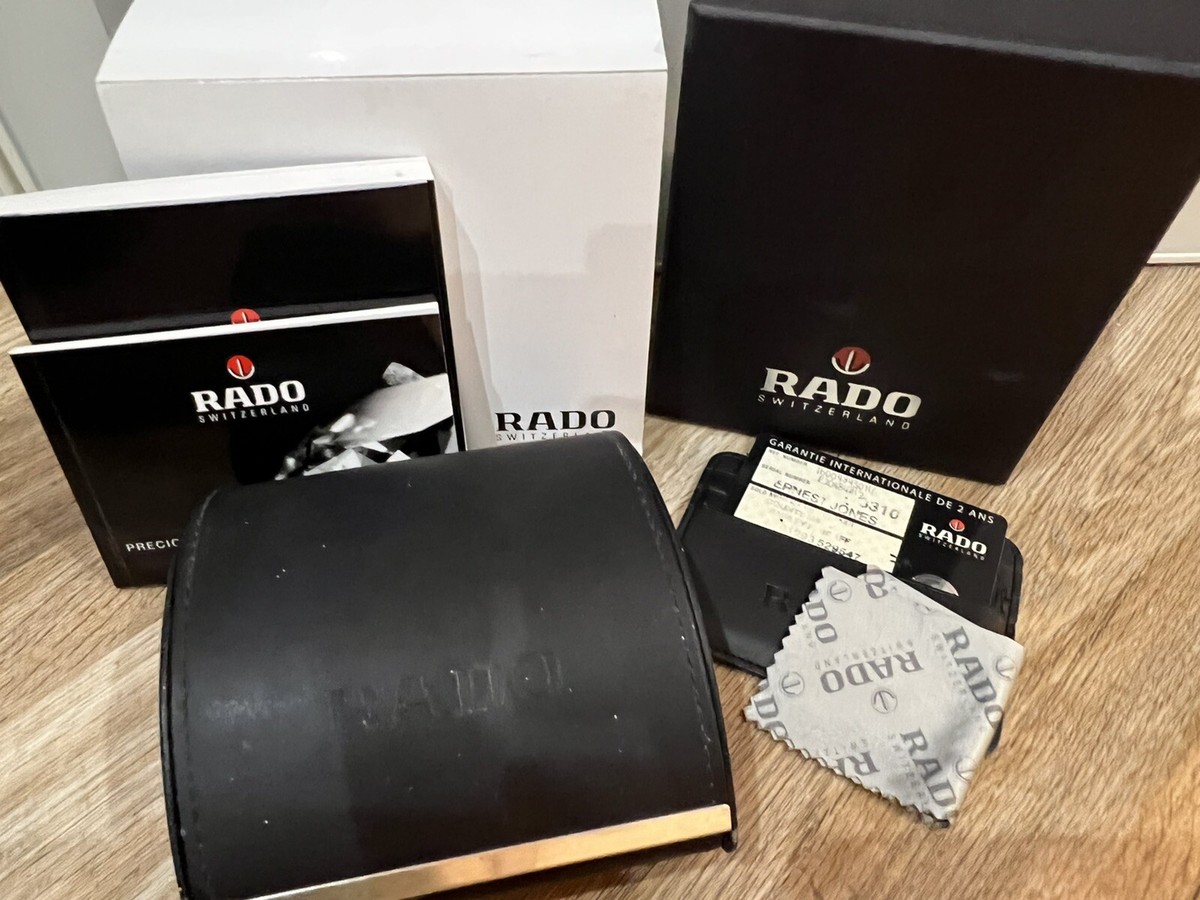 氷*結様 【未使用】RADO Diastar jubile 腕時計 Mens RADO Watch Jubile DiaStar. Swiss Quartz Steel Ceramic