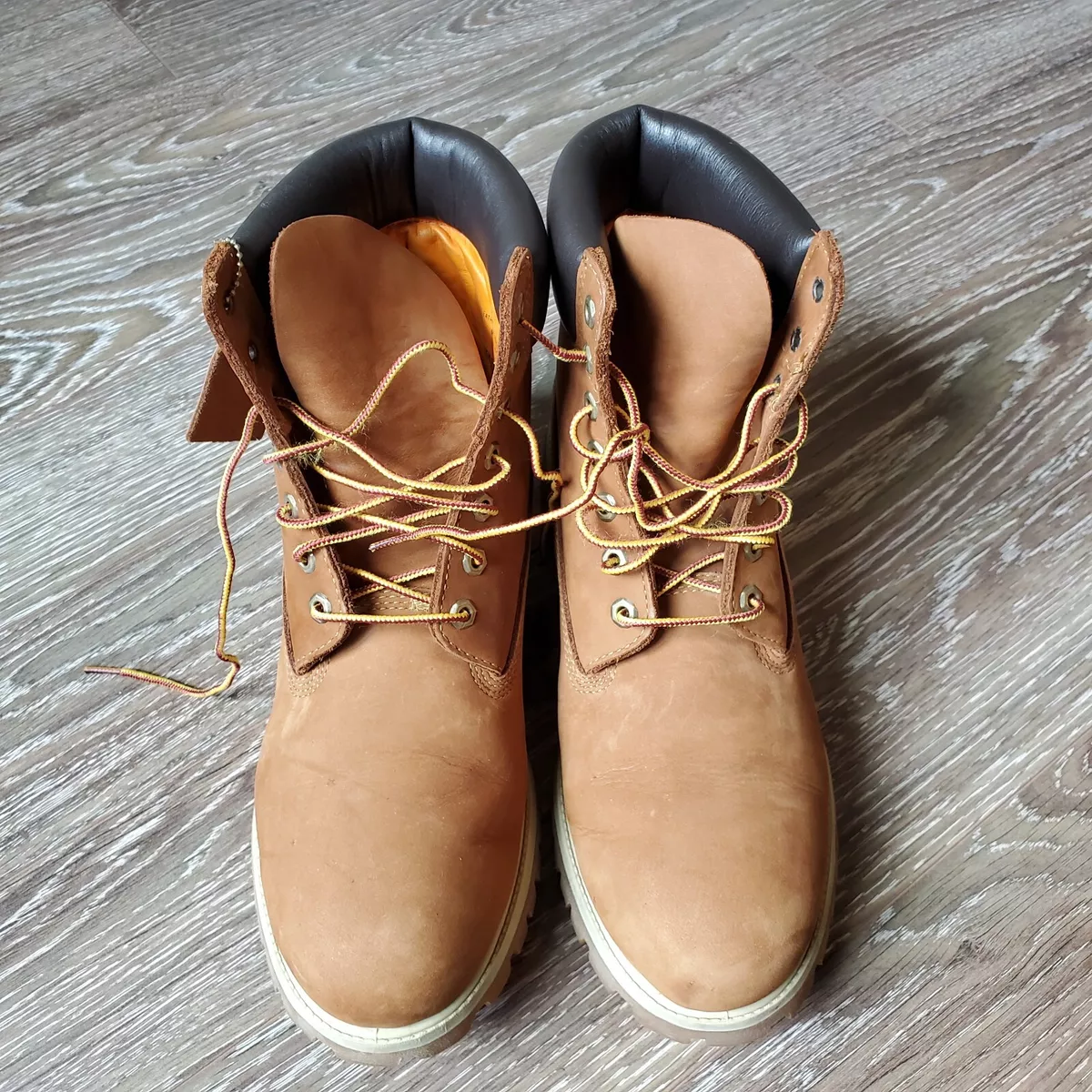 Timberland red shop brown