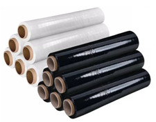 Pellicola termoretraibile elasticizzata non estesa avvolgimento pallet per uso industriale 400 mm 23mu