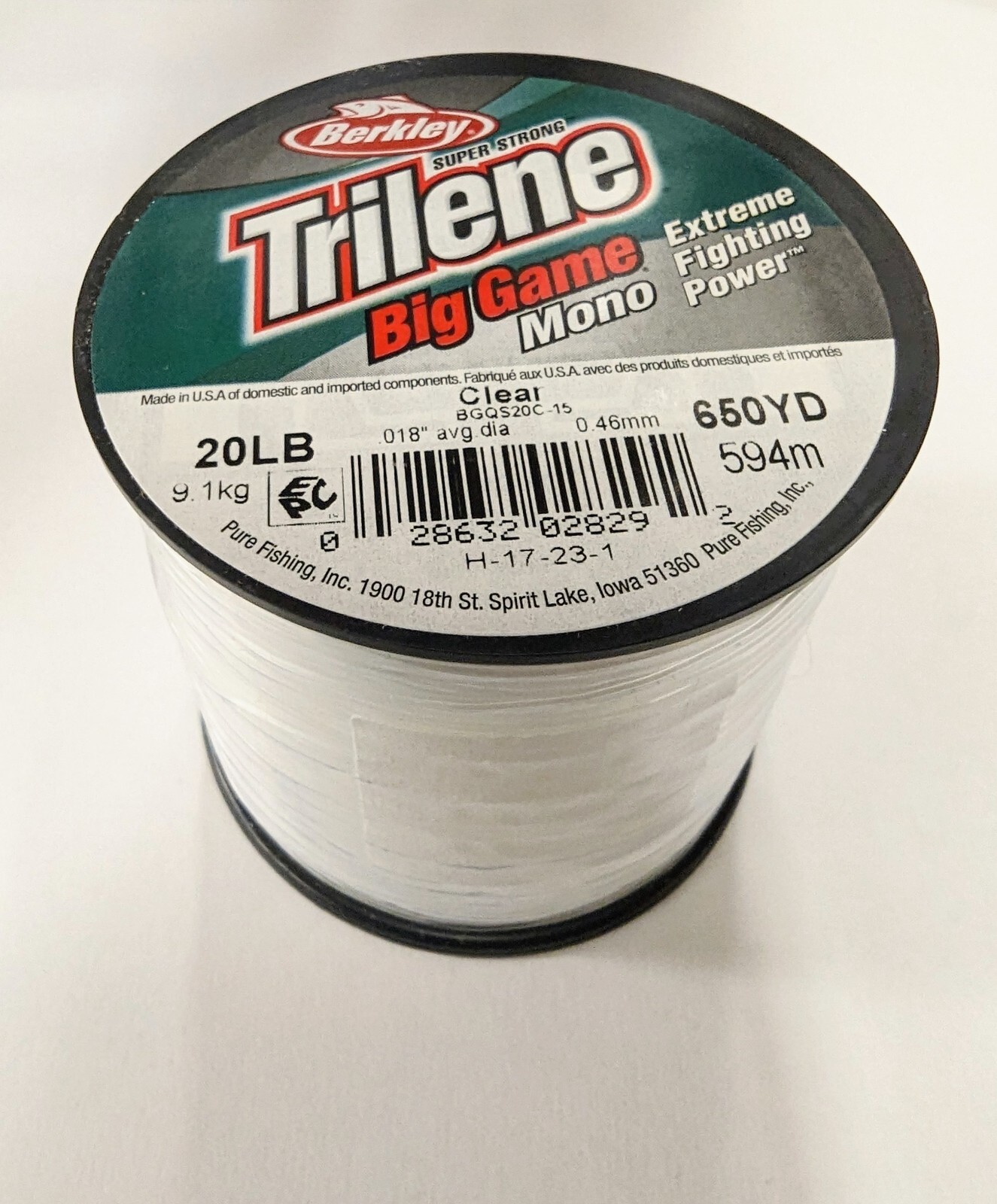 Berkley Trilene Big Game Mono Fishing Line 1/4 lb Spool Pick Line