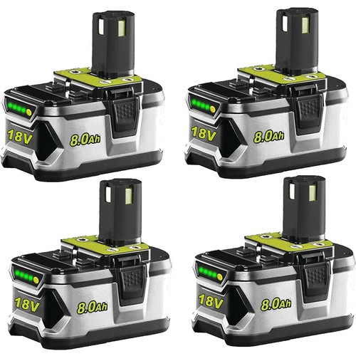 8~12AH 18V Battery For Ryobi One+ Plus P108 Li-ion RB18L50 RB18L40 P104 /Charger - Picture 15 of 56