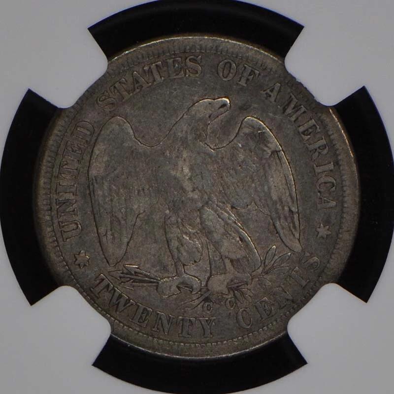 1875-CC Twenty-Cent Piece 20C NGC VF Details - Image 4 of 4