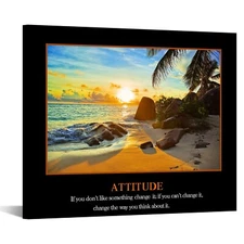 KREATIVE ARTS Motivational Self Positive Office Quotes Inspirational Attitude...