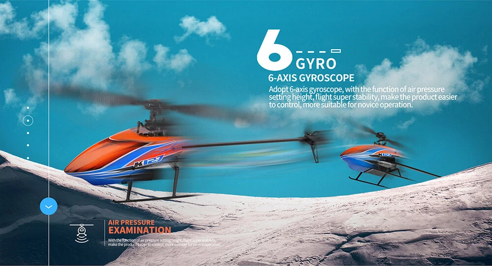WLtoys K127 Helicopter 2.4G 4CH 6-Aixs Gyro Hover Fixed Height RC Helicopter RTF - Image 3 of 4