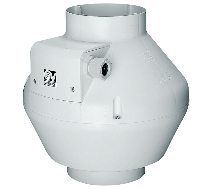 Aspiratore centrifugo assiale in resina autoestinguente CA 250 V0 E Vortice 0000