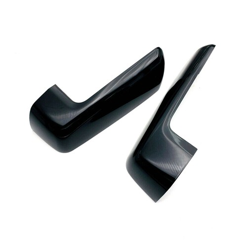 Gloss Black For 2019-2023 Chevy Silverado 1500 Mirror Cap Cover Trim Accessories - Picture 3 of 11