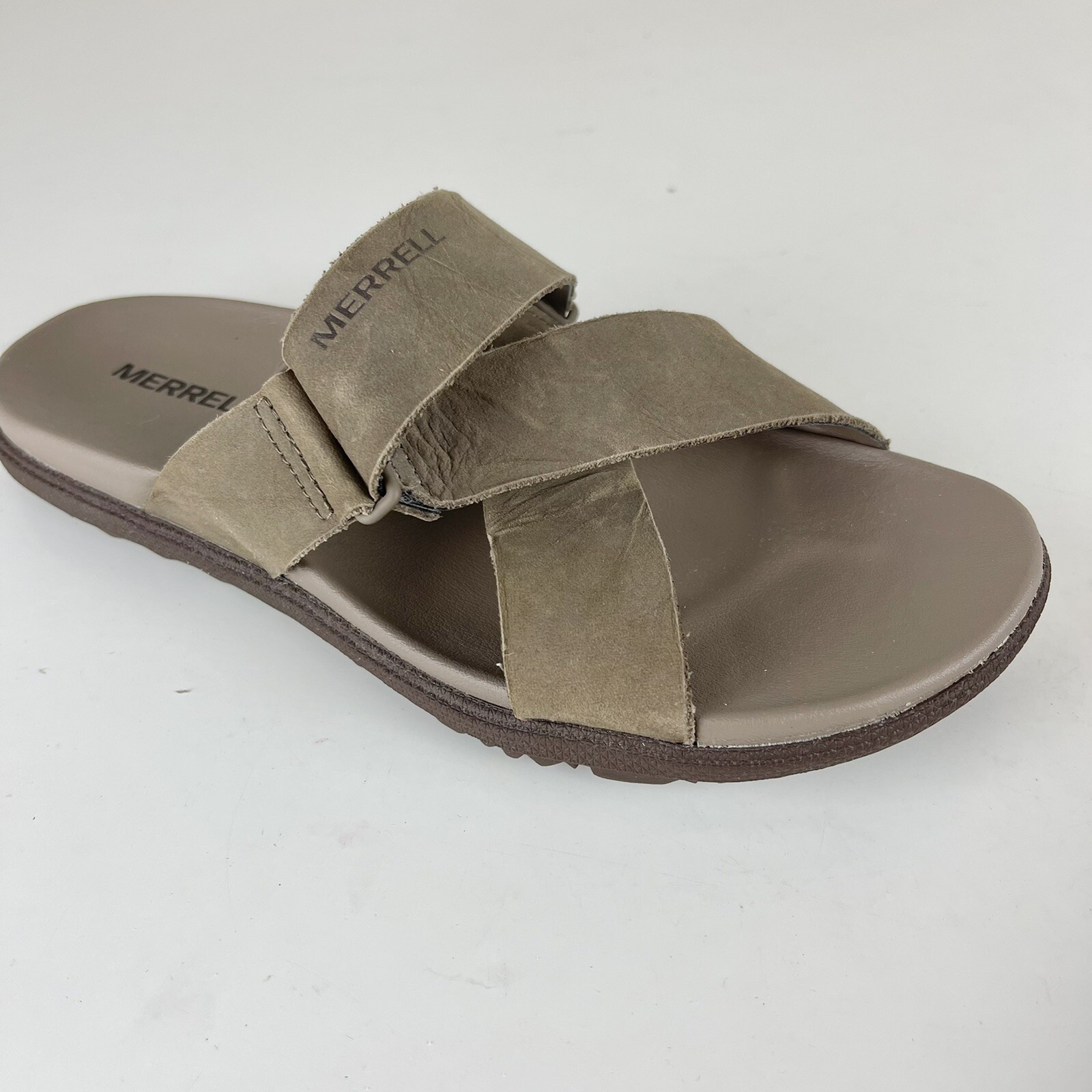 Women’s Merrell Stone Around Town Sunvue Nubuck Slide Sandals Shoes Size 6
