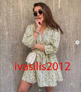 zara green belted dress