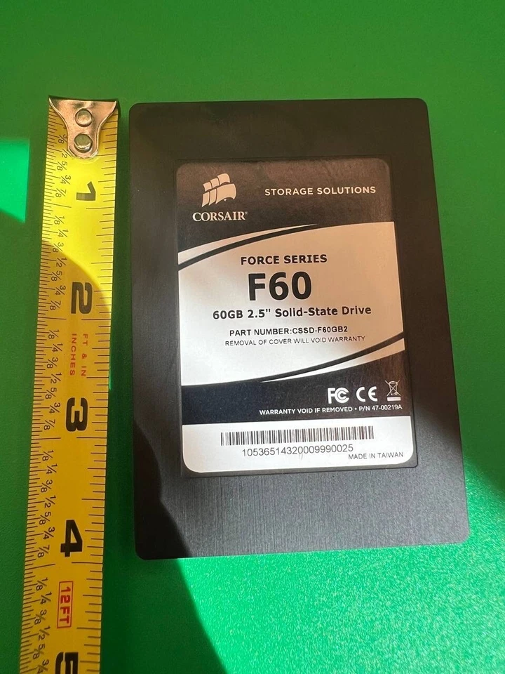 CORSAIR CSSD Force Series F60 2.5" GB2 60Gb Solid State Drive ST5-1 - Image 2 of 4