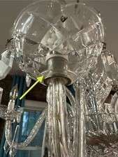 5 CLEAR ACRYLIC 1 -1/2"  WASHERS FOR  Waterford Chandelier Parts FIXTURE New