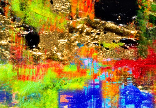 ABSTRAKTE KUNST BUNT MODERN Wandbilder xxl Bilder Vlies Leinwand a-A-0386-b-a - Bild 3 von 4