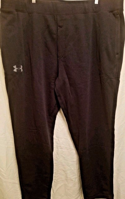 Under Armour Rival Fleece Sweatpants Men 4 XL Fitted Cotton Blend Coldgear Black | eBay