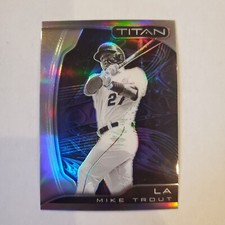 MIKE TROUT 2022 Panini Chronicles TITAN HOLO SILVER PRIZM Angels