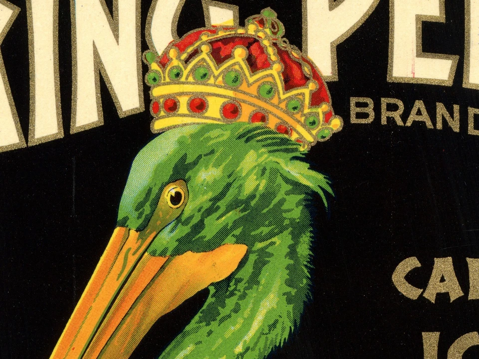 ¡Póster de lechuga King Pelican 1920! (hasta 24" x 36") - Cocina - Verdura - Arte Foto 2 de 4