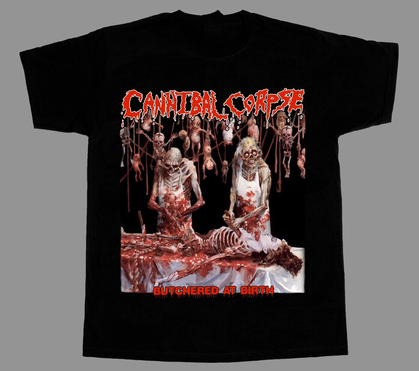 CANNIBAL CORPSE BUTCHERED AT BIRTH NEW BLACK T-SHIRT S-5XL PP1835