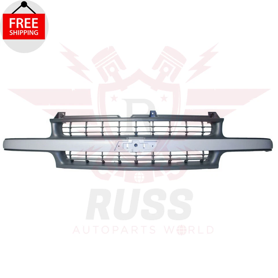 New Front Grille Assembly For 1999-2002 Chevrolet Silverado 1500 2000-2006 Tahoe Foto 2 de 4