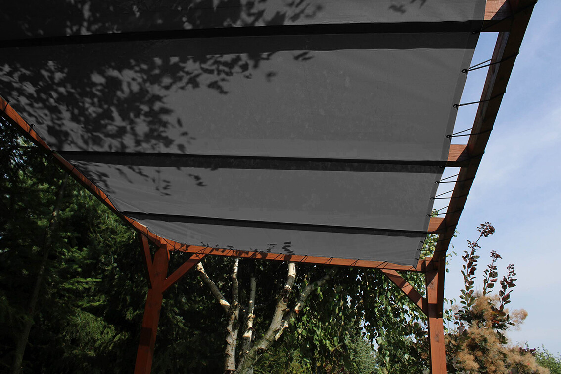 PAVILLON TERRASSENDACH ÜBERDACHUNG HDPE DACH AUS SEGELTUCH NACH MAß eBay