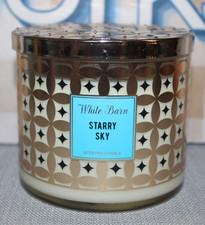 Bath Body Works Starry Sky 3 Wick Scented Candle 14.5 oz Bergamot