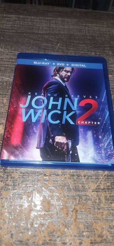 Bluray Movie John Wick: Chapter 2 (Blu-ray, 2017) Dvd Included 
