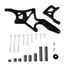 Alternator Power Steering Pump Swap Conversion Mount Bracket Kit For GM Truck LS